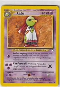 Pokemon Card Neo Genesis No. 52/111 Xatu German - Picture 1 of 1