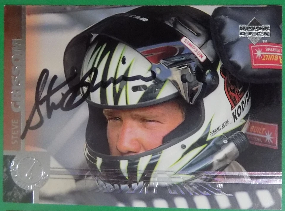 STEVE GRISSO KODIAK NASCAR AUTOGRAPHED CARD - Image 1 of 1