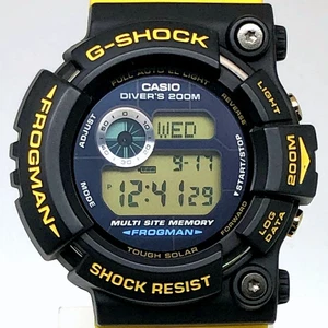 G-SHOCK UHR GW-204K-9 FROGMAN IRUKUJI 2004 TOUGH SOLAR SCHWARZ X GELB DIGITAL - Bild 1 von 10