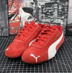 Puma Speedcat Og Lace Up Womens Sz 7 Red Sneakers Casual Shoes 40098602 NEW - Picture 1 of 13