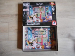 Schmidt Puzzle 1000 Teile Großmutters Stube mit Poster - Bild 1 von 2
