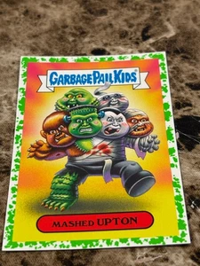 MASHED UPTON Garbage Pail Kids Oh, The Horror-ible Green #12B Classic Monster - Picture 1 of 2