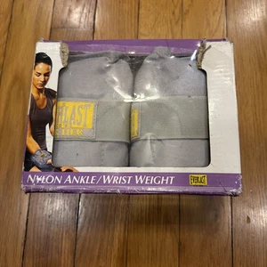Coppia pesi caviglia/polso Everlast nylon 2,5 libbre ciascuno 5 libbre totale nuovo - Foto 1 di 5