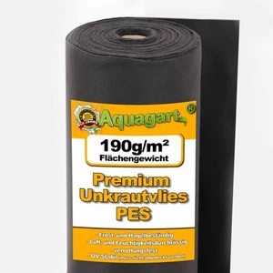 150m² Unkrautvlies Gartenvlies Mulchvlies Bodengewebe 190g 1m breit PES - Bild 1 von 5