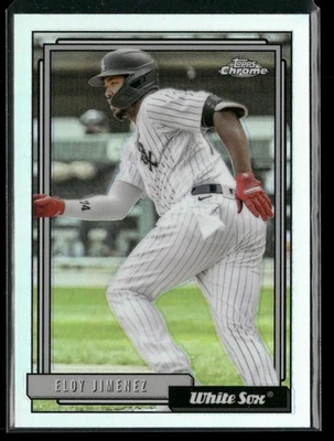 2021 Topps Update #TC92-15 Eloy Jimenez 1992 Topps Redux Chrome - Image 1 of 2