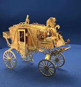 Danbury Mint Chapado en Oro Adorno de Navidad 2003 Elfo Diligencia de Navidad  - Imagen 1 de 17