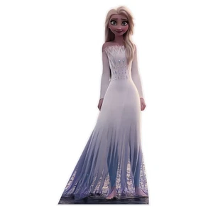 Elsa (Frozen) Ritaglio di cartone a grandezza naturale (162 cm x 75 cm) - Decorazione festa congelata - Foto 1 di 7