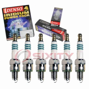 6 pc DENSO 5383 Iridium Power Spark Plugs for IUF22 7544 Ignition Wire kh - Picture 1 of 5