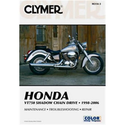 Bicicleta de calle manual Clymer - Honda VT750 Shadow Chain Drive | M314-3 Foto 1 de 4