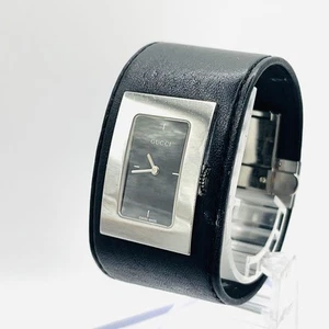 GUCCI 7800L Leather Buckle Women's Analog Watch Case Size 33×24mm Used Excellent - Picture 1 of 8
