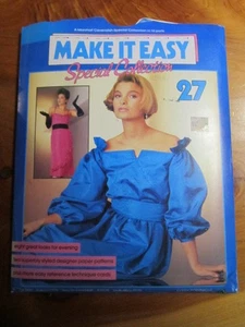 SEWING PATTERN MAKE IT EASY SPECIAL COLLECTION NO. 27 ** MUST SEE * - Picture 1 of 2