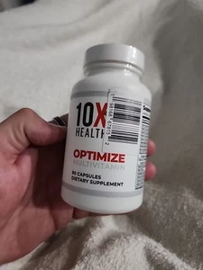 10X Health Optimize Methylated Multivitamin for Men & Women - 34 in 1 Exp 4/26 - Picture 1 of 7