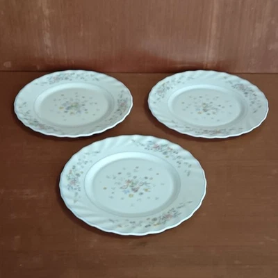 Assiettes Plates Arcopal Modèle Victoria, Petite Guirlande De Fleurs, Collection - Photo 1/4
