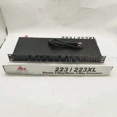NEW DBX 223XL Stereo 2-Way/Mono 3-Way Crossover Rack Mountable US STOCK - Image 1 of 4