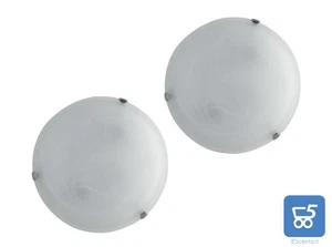 2pz Lampada Interni Portoni Uffici Abitazioni 30cm 1 x E27 Bianco Led 220V - Foto 1 di 5