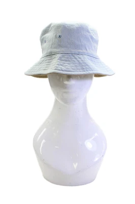 Женская двусторонняя хлопковая шапка-ведро Levis джинсовая ткань коричневый размер один размер - Изображение 1 из 4