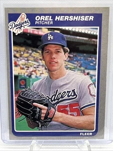 1985 Fleer #371 Orel Hershiser Dodgers - Picture 1 of 10