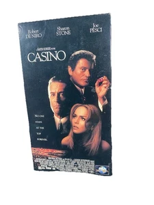 Casino VHS 1995 Robert De Niro Joe Pesci 2 Tape Set Original Mobster Classic - Picture 1 of 7