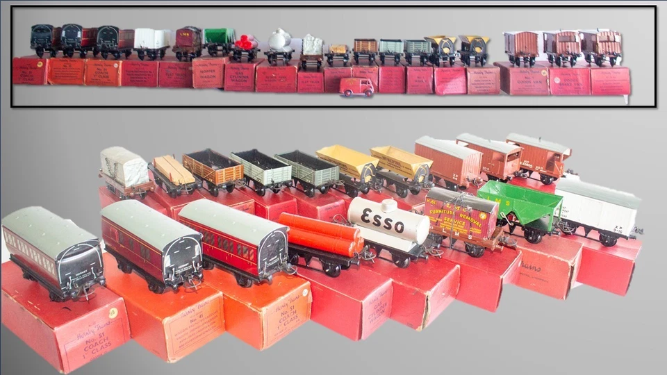 Large British Lot of 18 Hornby Meccano 0-gauge Freight Stock | Original Boxes - Image 1 of 4