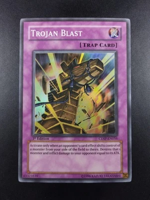 YUGIOH 2006 | TROJAN BLAST | CDIP-EN056 | 1ST | SUPER RARE | NM - EXCELLENT - Bild 1 von 4