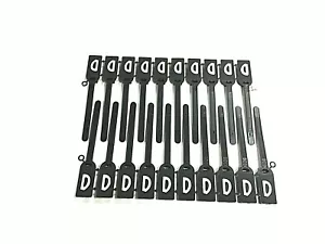 980N-D, Black Security Tags, (Pack of 20) - Picture 1 of 1