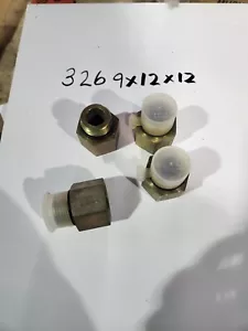 "Cantidad OEM 4**Cabezal meteorológico C3269X12X12 macho ORB a hembra tubo recto adaptador 3/4""" - Imagen 1 de 4