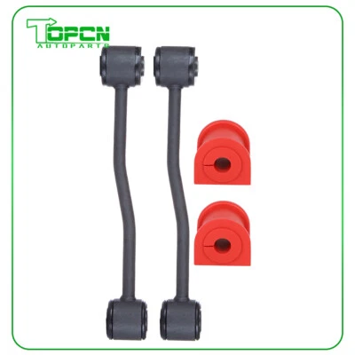 Rear Sway Bar Link & Front Bushing Kit For 1999 - 2003 2004 Jeep Grand Cherokee Foto 1 de 4