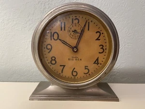 Funktionierend 1931 Antik Westclox Big Ben Glockenspiel Wecker Repeater Uhr Zeit und Streik - Bild 1 von 17