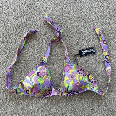 NUEVO CON ETIQUETAS Auténtico TOP DE BIKINI VILEBREQUIN - MULTICOLOR - MUJER - EXTRA PEQUEÑO (XS) Foto 1 de 4