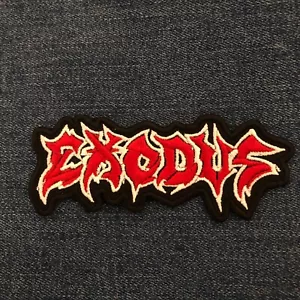 Exodus embroidered patch Slayer Testament Havok Overkill Megadeth Metallica Tank - Picture 1 of 1