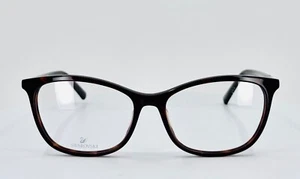 SWAROVSKI SW5238 052 Brown Tortoise Womens Cat Eye Eyeglasses 53-15-140 B:40 A - Picture 1 of 10
