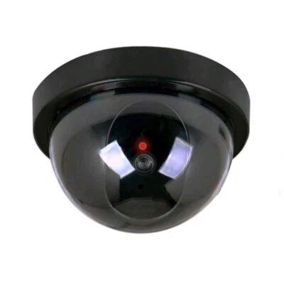 Simulate Dome Security Camera with LED Light Security Camera Monitors - Image 1 of 4