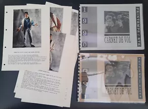 CATALOGUE DE MODE CARNET DE VOL 1990 & 1991 + x6 planches avec Photos mannequins - Imagen 1 de 9