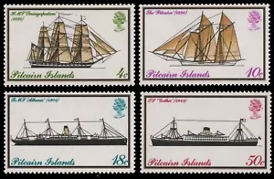 Pitcairn 1975 - Mi-N.o 147-150 ** - Estampillada sin montar o nunca montada - barcos / barcos - Imagen 1 de 1