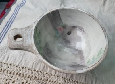 Mud Pie Bunny Dip Bowl 5" x 6" Marrón (e0a103) Foto 1 de 4