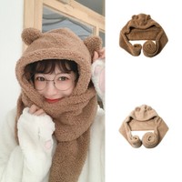 YELLOW PURPLE LADIES FLUFFY FURRY HOODED PINK NEON WARM SCARVES EARS SCARFS YELLOW PURPLE LADIES FLUFFY FURRY HOODED PINK NEON WARM SCARVES EARS SCARFS