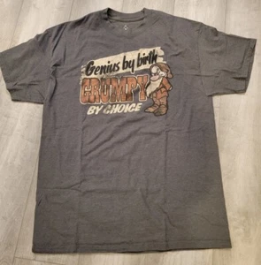 Walt Disney Parks Mens Grumpy By Choice Grey Tshirt Size XL - Picture 1 of 7