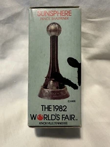 Knoxville, TN 1982 World’s Fair Sunsphere Pencil Sharpener w/Original Box - Picture 1 of 19