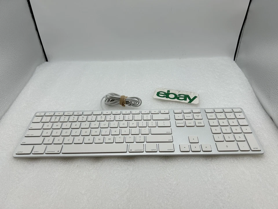 Matias FK318S Extended Aluminum USB Keyboard | 2x USB ports | Free Shipping - Image 1 of 4