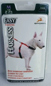 Sporn Easy Training Harness ~ Non-Choking And Pull Control Design ~ Medium Black - Picture 1 of 4