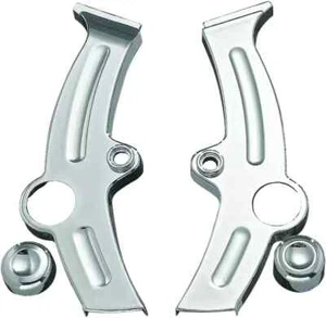 Kuryakyn 7851 Chrome Boomerang Frame Covers 2000-2007 Harley Softail FLST FXST - Picture 1 of 5