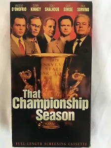 That Championship Season VHS Video Tape Screening Screener Paul Sovino Kinney - Picture 1 of 11