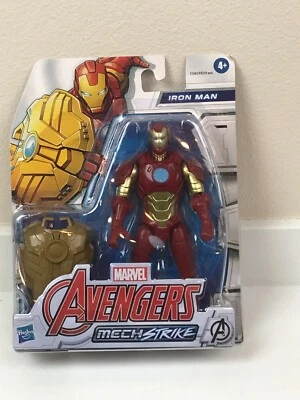 Marvel Avengers Mech Strike 6" Iron Man Figura de Acción Accesorio de Batalla Foto 1 de 2