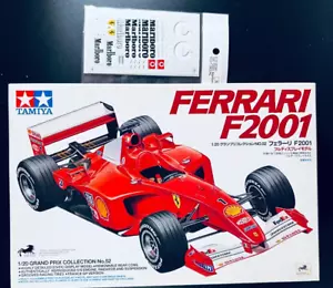 TAMIYA 1/20 FERRARI F2001 articolo 20052 con NUOVE DECALCOMANIE - Foto 1 di 10
