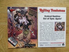 2007 TOPPS HOLLYWOOD ZOMBIES GASHLEE SIMPSON CARD SIGNED FRED WHEATON 