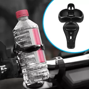 1piece Bike Motorcycle Beverage Cup Holder Mount Drink Water Bottle Holder Black - Picture 1 of 12