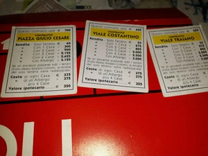 monopoli- carte propietà euro - Foto 1 di 1