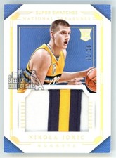 Nikola Jokic 2015-16 Panini National Treasures Swatches Patch Rookie Card 01/10