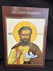 Happy St. Joseph's Day Greeting Card w/Envelope - Picture 1 of 5