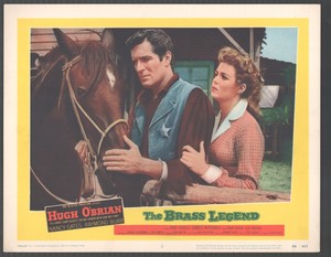 Brass Legend 11"x14" Lobby Card #2 Hugh O'Brian Nancy Gates